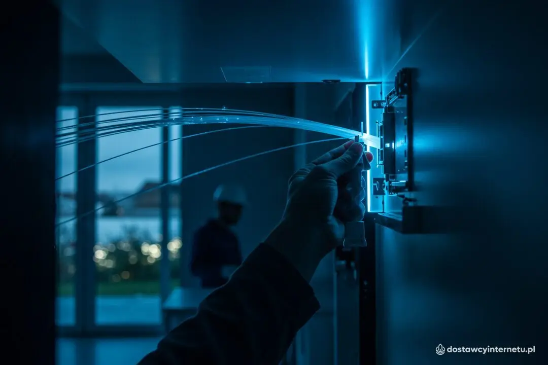 Instalacja światłowodu w domu — krok po kroku