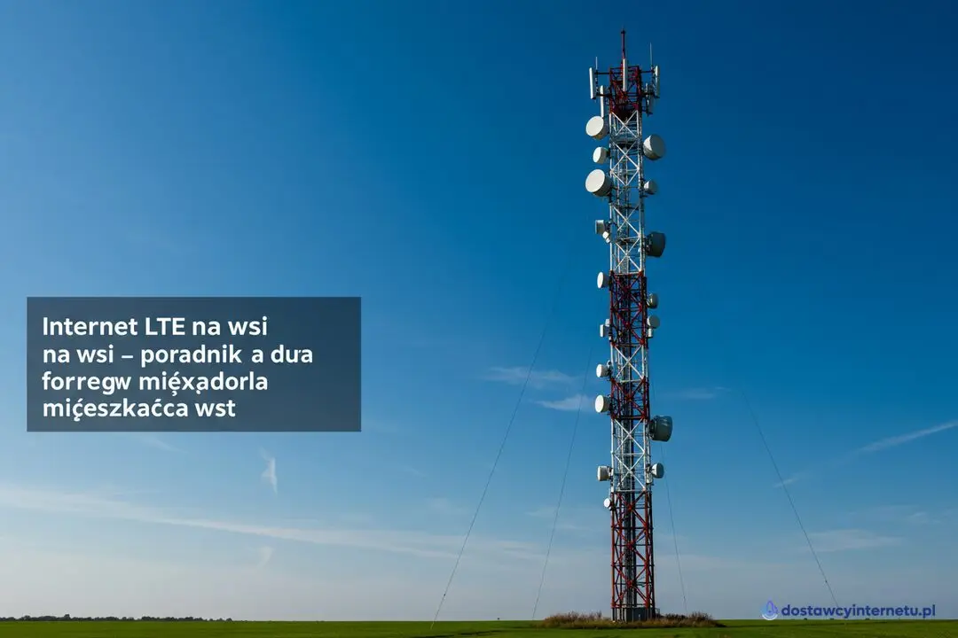 Internet LTE na wsi — poradnik dla mieszkańca wsi
