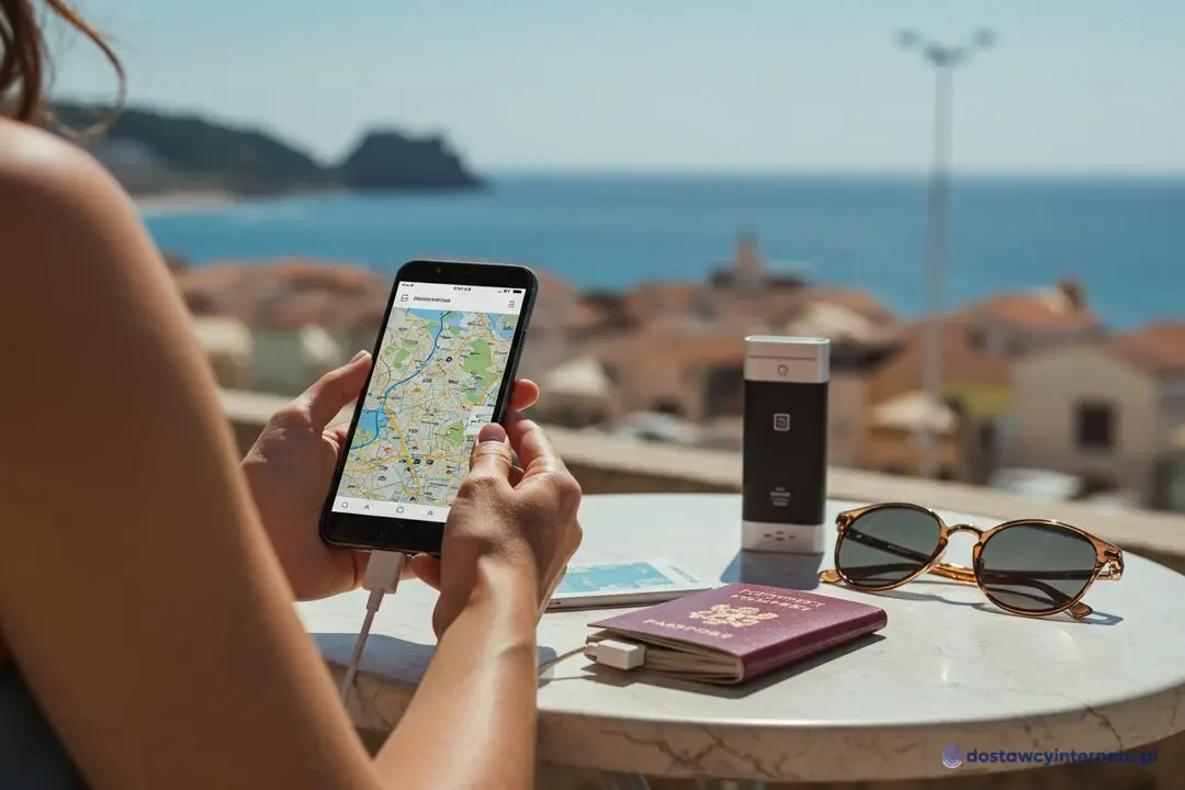Internet na campingu i działce — LTE + powerbank zestaw