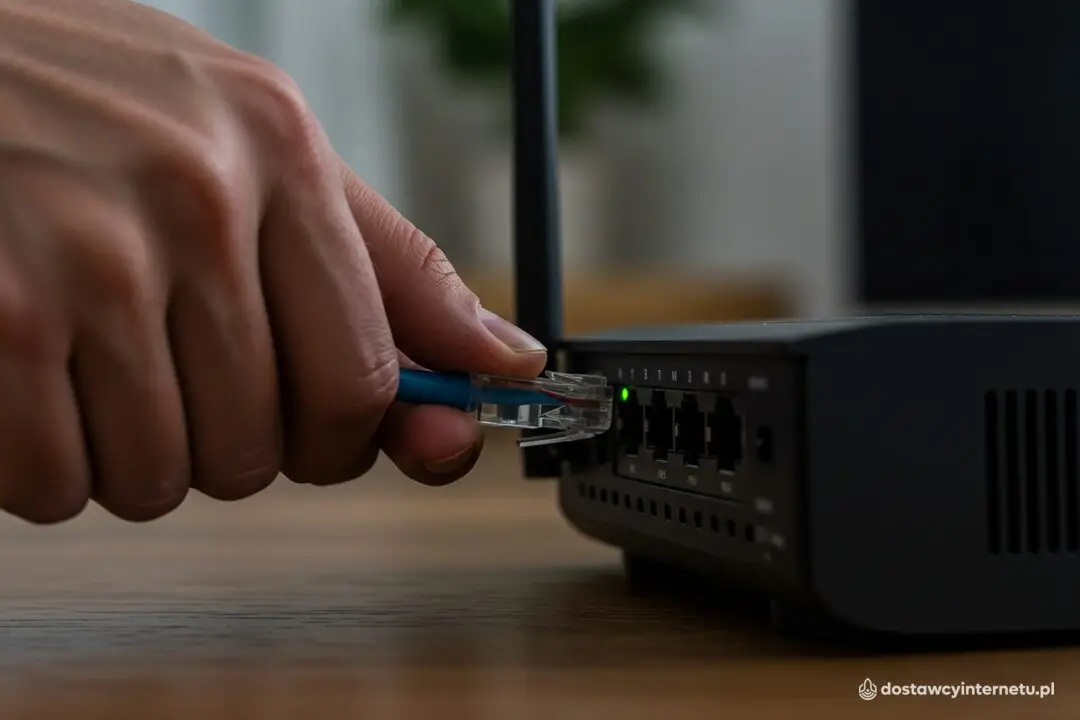 Jak połączyć kabel Internetowy