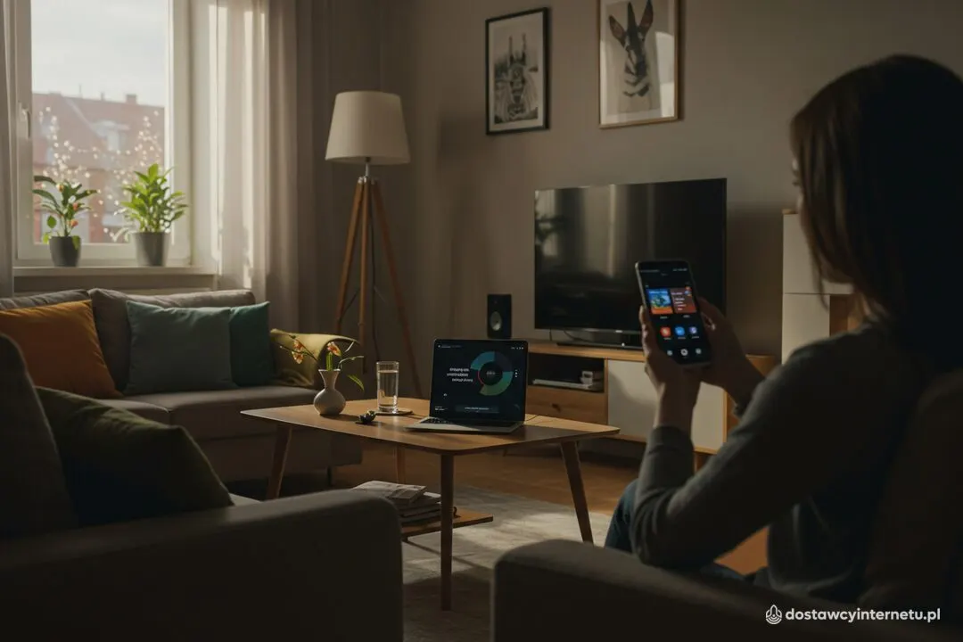 Jak przesłać obraz z telefonu na telewizor streaming przez Internet