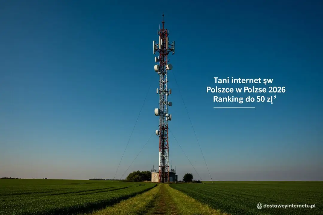 Tani internet w Polsce 2026 - Ranking do 50 zł